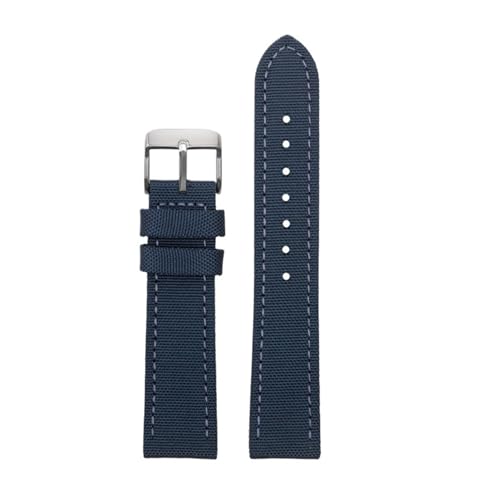 Bracelet de montre en toile premium compatible Tudor Black Shield et Breitling Avenger
