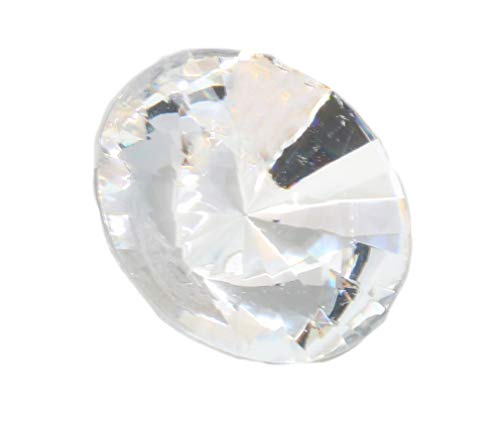 Batino 50Pcs 25Mm Acrylic Crystal Buttons With Metal Loop,Upholstery Furniture Decoration Clear Rhinestone Buttons For Sofa Headboard Diy Accessories #TOP1