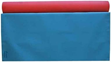 Dreamz Rubber Sheet/Makintosh Sheet/Mattress Protector for Hospital Bed or Baby Bed and Beds Red and Blue (Small Size (1 Meter / 3.3 Feet X 3 Feet))