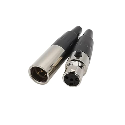 Prise XLR mâle et femelle 3-6 broches à souder pour câble micro