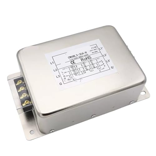 Filtro de potencia CW6BL3-30A-R con bloque de terminales blindado para 380V