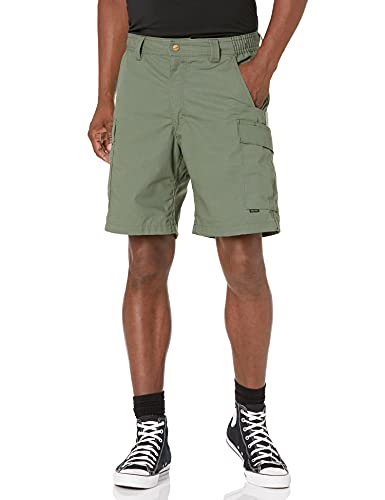 TRU-SPEC Men's Shorts, TRU Simply Tactical P/C R/S w/ cargo pockets, Olive Drab, 34"