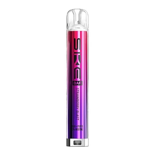 crystal bar 600+ preffilled rechargeable reusable (Strawberry burst)