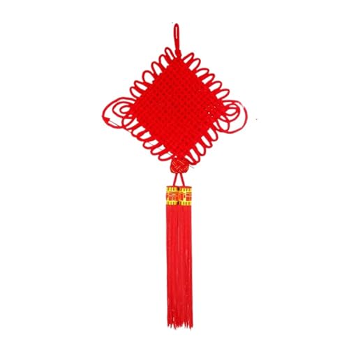 Colgante de nudo chino para amuleto de Feng Shui y adorno de pared
