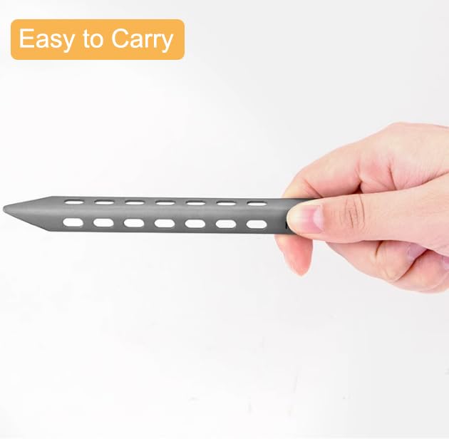 Titanium Tent Stakes, Ultralight Camping Pegs for Backpacking Hiking miniatura 3