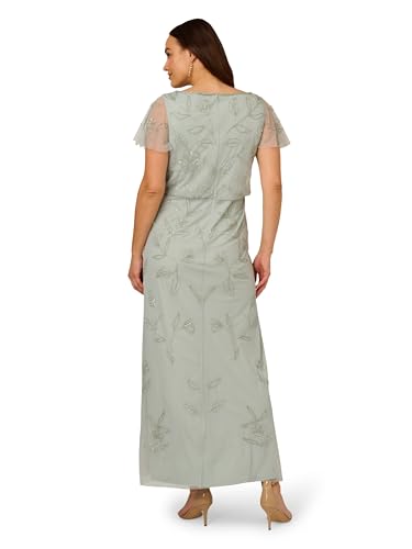 Adrianna Papell Women's Bead Blouson Long Dress2