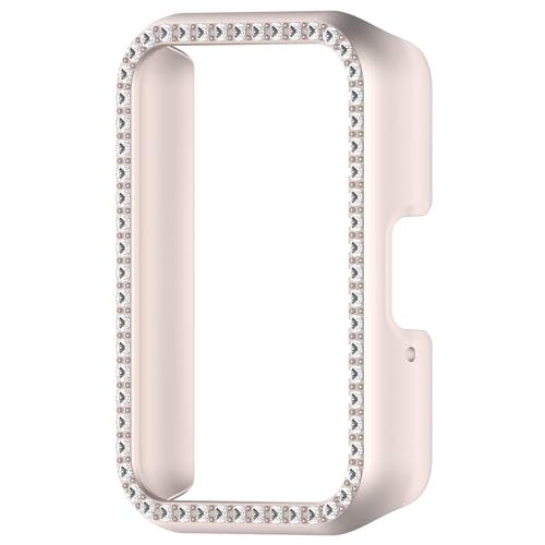 【CYBERGARAGE】スマートウォッチ保護ケース・Galaxy Fit3用 ケース 耐衝撃 カバー かわいい/きらきら ラインストーン エレガント 保護ケース/カバー サムスン ギャラクシー フィット3 耐衝撃ケース/カバー 単色/クリア ハードケース