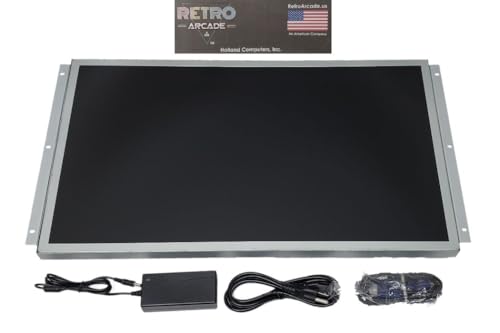 Image of 27 Inch Arcade Game LED Monitor, for Jamma, MAME, and Cocktail Game Cabinets, Also Industrial PC Panel Mountable