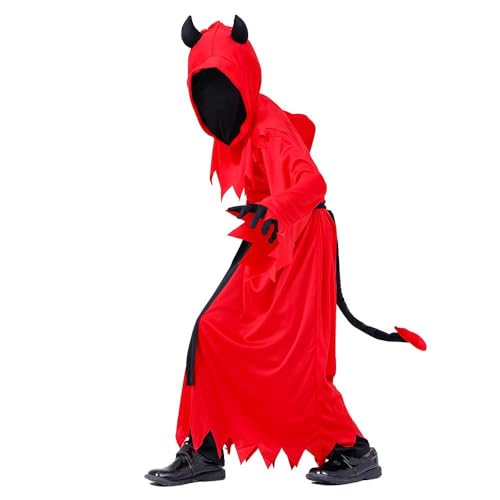 Disfraz completo Grim Reaper para niños 5-12 años miniatura 4