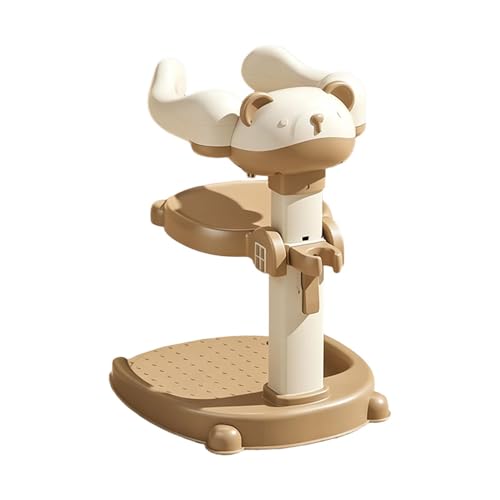 Soporte de Ducha para Niños | Dos En Asiento Desmontable Con Altura Ajustable,Baño de Pie y Sentado - para Baño, Hotel, Tina, Apartamento, Dormitorio, Cambio de Pañal, Vestidor