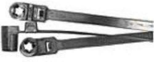 Imperial 71366 Nylon Tie Stud Mount Cable Ties, 16", Black (Pack of 50)