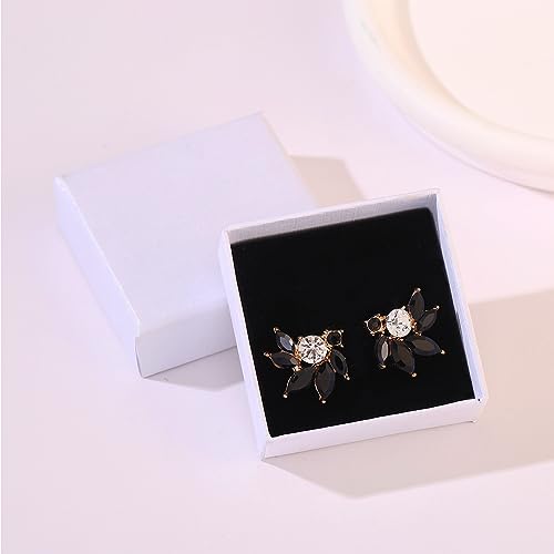 Boucles d'oreilles strass de qualité supérieure au fini brillant précieux