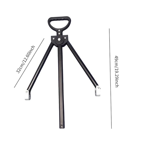 Aluminum Alloy Camping Cart Handle para Playa, Ancho 1.9 cm | Junta giratoria, resistente a la presión, fácil de jalar miniatura 4