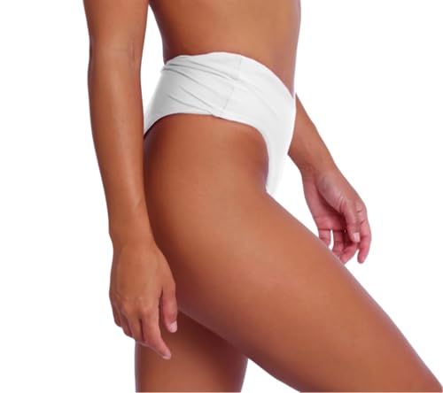 Image of geluboao Women's Bikini Bottom Sexy V Cut High Cut Swimsuit High Waisted Bathing Suit Bottoms