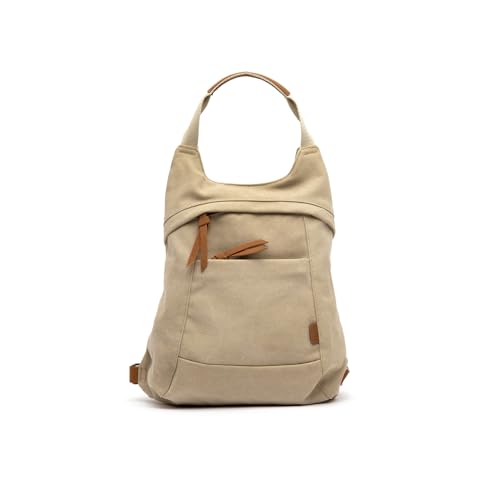 MISAKO Arame mochila antirrobo Mujer - Arame Beige 36 X 33 X 16 cm