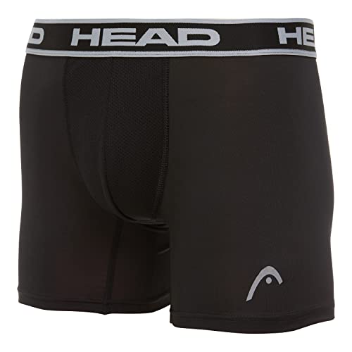HEAD Mens Performance Boxer Briefs - SPORTY FIT Short Leg 6-Pack Mystery Colors Stretch Underwear Breathable No Fly (S-5X)4