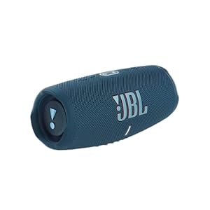 JBL CHARGE 5 – Portable Waterproof (IP67) Bluetooth Speaker with Powerbank USB Charge out, 20 hours playtime, JBL Partyboost (Blue)