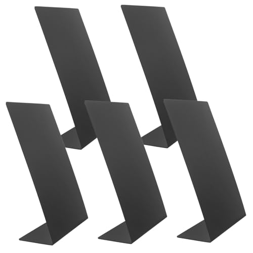 DOITOOL 5Pcs Blank Acrylic Table Signs Shape Signs for Weddings Parties Restaurant Table Numbers Elegant Modern Design for Event Planning and Decor