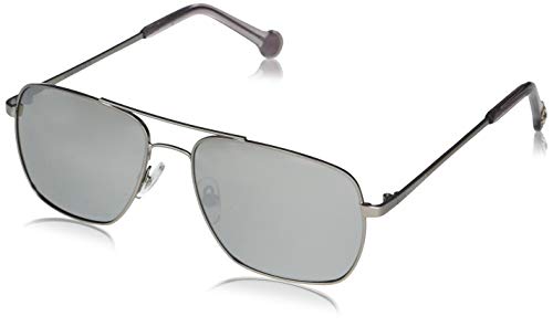 Converse Men s H080 Aviator Sunglasses, Gunmetal, 58 mm