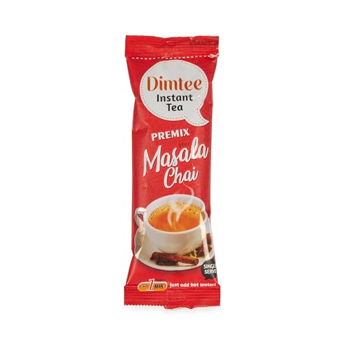 Image of Chaizup Dimtee 1 Min Instant Masala Chai Premix - 30 Sachets | Masala Flavours | 30 Servings | 375g