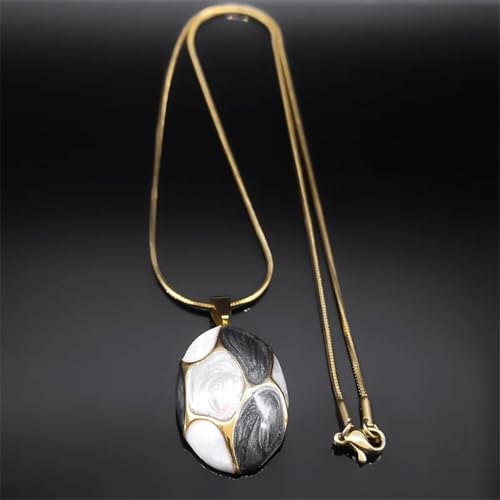 Collier acier inoxydable or avec pendentif rose raffiné