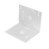 Boîtiers dvd cristal – avec film protecteur extérieur, vous pouvez y insérer une étiquette pour une identification facile, boîtiers CD cristal