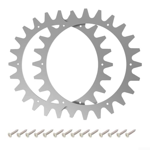 Yuanpgky Spikes für McCulloch Mähroboter, 4 Stück Off-Road Spikes für ROB R600 R800 R1000, Stahl Anti-Rutsch-Nägel für verbesserte Traktion auf unebenem Gelände u