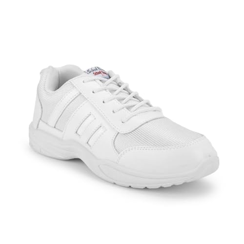 Image of SCHOOL BIRDS Kids Lightweight Comfortable Lace-Up School Sneakers