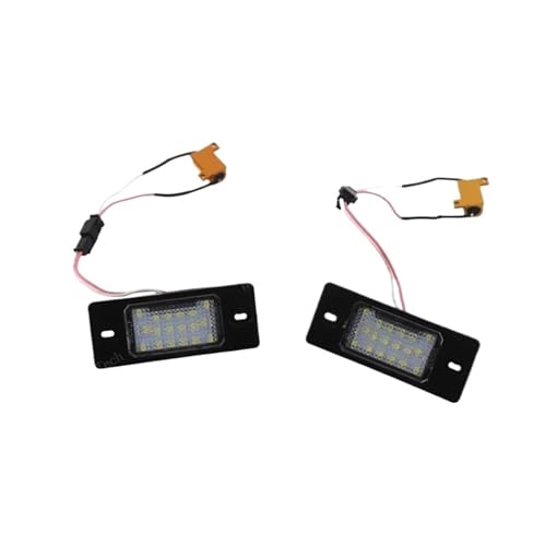 Luz de matrícula para VW Tiguan 09-12 idónea para viajes nocturnos y conducción segura en autopista
