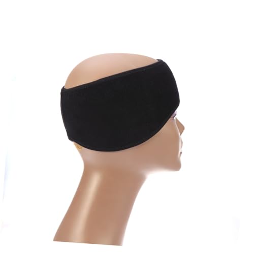 FOMIYES Unisex Fleece Thermal Headbands for Lightweight Static Ear Warmers for Skiing and Outdoor Activities Comfortable Hair Band Accessories Black
