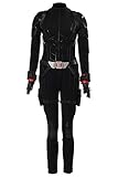 Mutrade Womens Black Agent Soldier Costume Halloween Widow Cosplay Deluxe Outfits,Style2,X-Large
