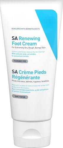 C℮ra∨e SA Renewing Foot Cream for Dry Rough Skin with Salicylic Acid, 3 Fl Oz