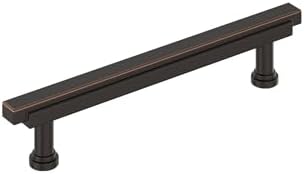 Signature Hardware 954047-5116 Gilderoy 5-1/16 Inch Center to Center Bar Cabinet Pull - Oil Rubbed Bronze