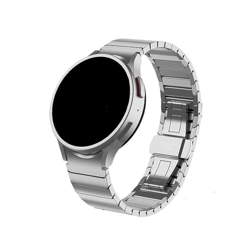[PLYYQZM] ���ԂȂ��u���X���b�g �C�ɍ��� Sam su ng Galaxy Watch 6 Classic 43 47mm 5 Pro 45mm 4 42 46mm 40 44mm �`�^���J���[ 316 �X�e�����X�X�`�[���o���h�ɓK��(Silve