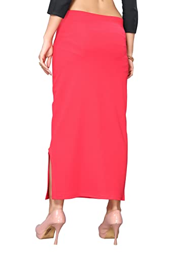Image of Yashika Women Yashika Women's Full Elastic Lycra Blend Saree Shapewear Petticoat(New-Shape Sky Blue-XL)
