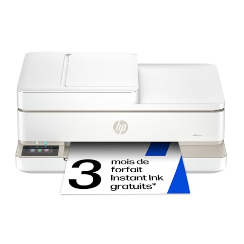 Imprimante HP : Quel modèle choisir ? 24 HP Envy 6520e, 714N9B, Imprimante Multifonction Jet d'encre A4, Couleur, Recto Verso Automatique, Jusqu'à 10 ppm, Wi-FI, Chargeur Automatique, Fax, 6 Mois de Forfait Instant Ink Gratuit, Portobello