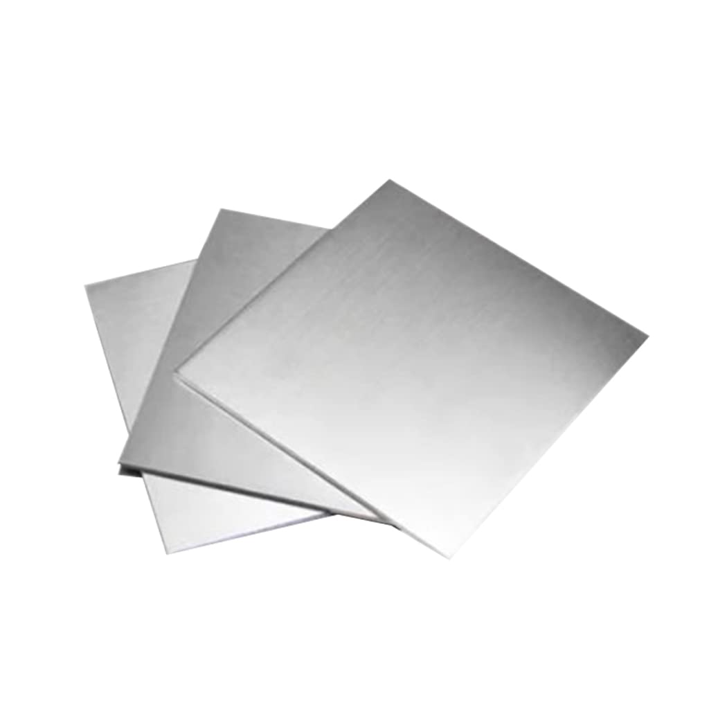 Lot de 3 feuilles de zinc ZN en feuille métallique 0,7 mm x 150 mm x 100 mm