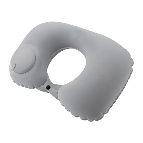 Almohada inflable cuello U tamaño grande portátil