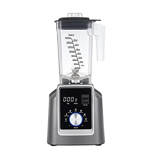 Digital BPA FREE 2L Programa automático Profesional Licuadora comercial Mezclador Exprimidor Procesador de alimentos Batidos de hielo (Color : A, Size : AU)