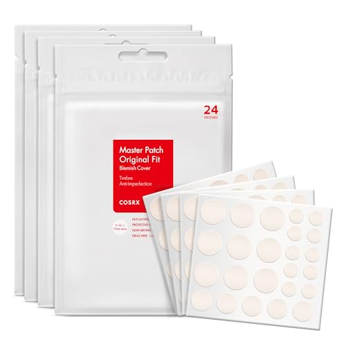COSRX Master Patch Original Fit 96 Stück - 4 Packungen, Anti Pickel Patches, gegen Pickel und Unreinheiten, Acne Pimple Patches… – Ansicht 1
