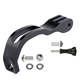 Zktfyshk Universale Fahrradlichthalterungen, stabile Fahrradgabel-Verlängerungshalterung für stabile Action-Kamera-Positionierung, Kamera-Verlängerungshalterung aus Aluminiumlegierung