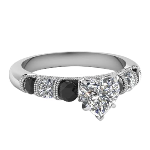 Bague fiançailles vintage coeur en argent pour sublimer votre style quotidien