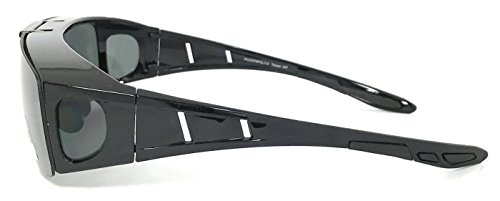 VeryHobby® Polarized FLIP UP FIT OVER Sunglasses Cover Rx Glasses Side Shield4