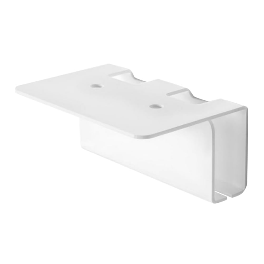 Porta Spazzolino Salvaspazio da in Acrilico Bianco Organizer Cavi e Design Minimalista per Bagno e Cucina