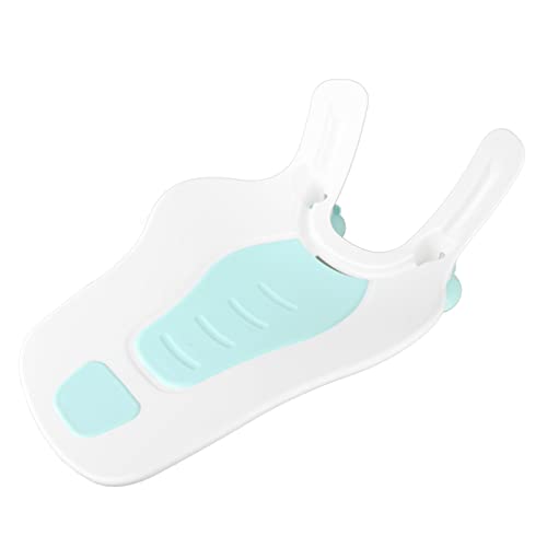 Bañera Clean Rinse para bebés, con Diseño Plegable y Ergonómico, Lava Caderas, protector de columna, lavabo multiusos, Lavabo semicircular para el Baño del Bebé (Verde)