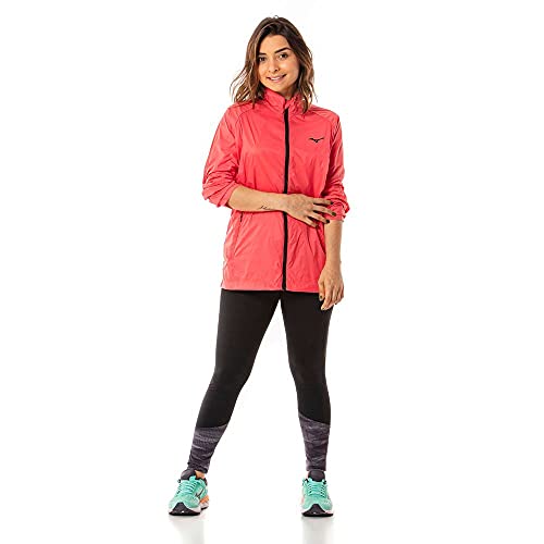 Jaqueta Mizuno Corta Vento Light Fast Feminina - Coral