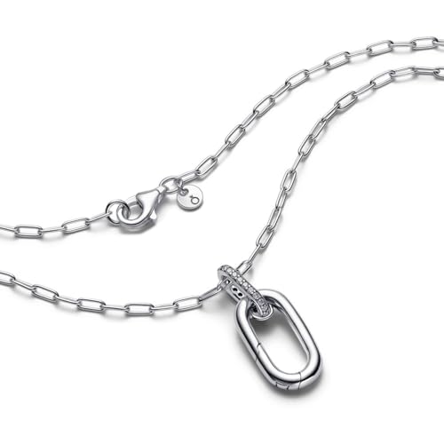 Pandora Anhänger-Halskette mit aufklappbarem Glied 394086C01-50 Damenhalskette