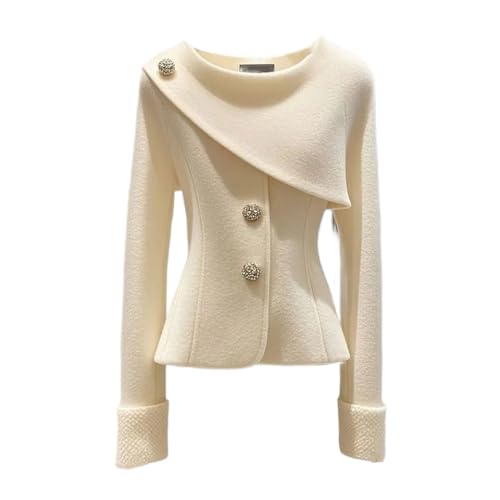 Women's Long Wool Coat Elegant Temperament Warm Autumn Winter Casual Outerwear