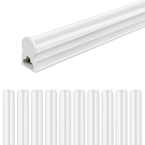 LightingWill 10 Pack LED Shop Light 3FT, Warm White 3000~3500K,