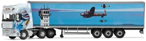Para Corgi DAF 105 Refrigerador Remolque Freshlinc (RAF Holbeach por Alisha Miller) Camión Camion 150 DIECAST Modelo preconstruido